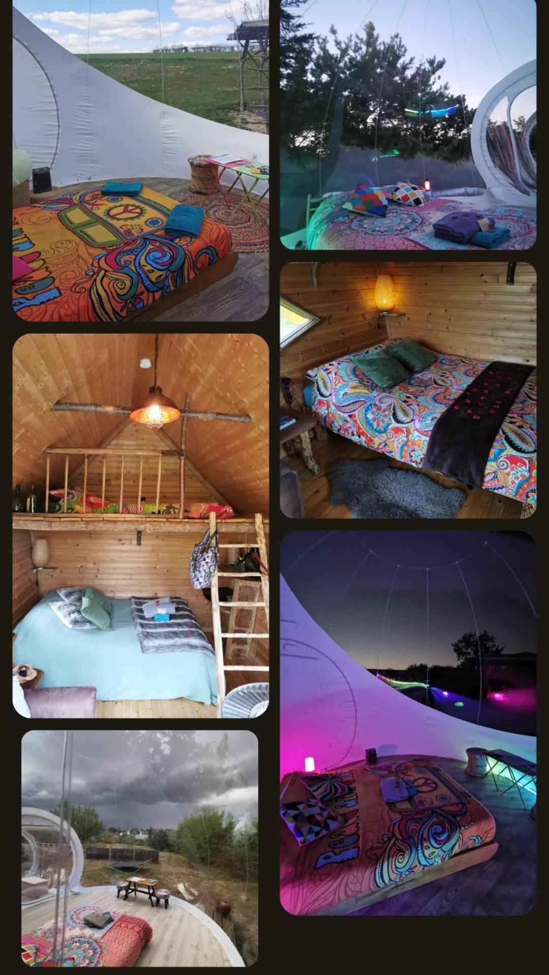 La Bulle Des Champs Bed & Breakfast Champmotteux Ngoại thất bức ảnh